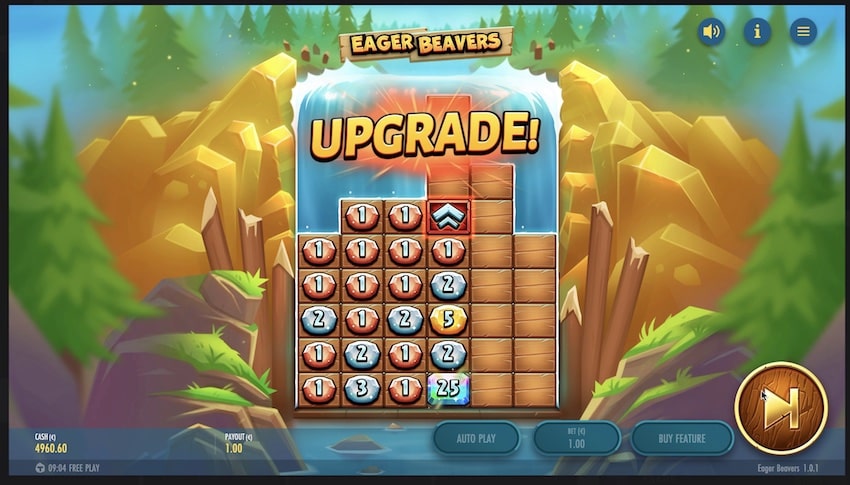 Eager Beavers Upgrade Feature