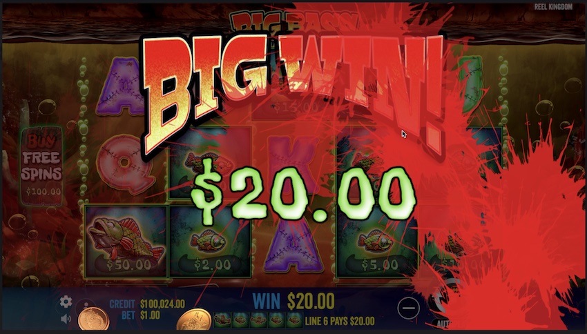 A 20x win in Big Bass Halloween 2