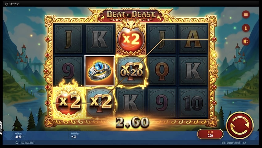 Beat The Beat: Dragon's Wrath 13x Win