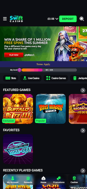 Swift Casino App