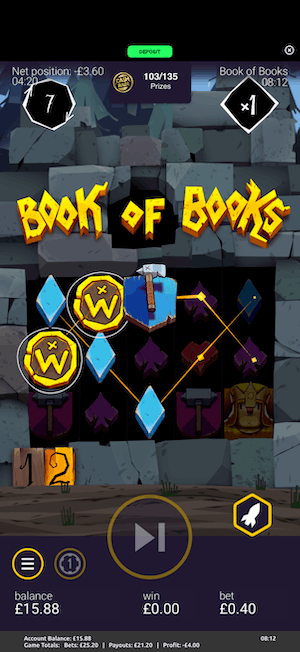 Playing Book of Books at Swift Casino