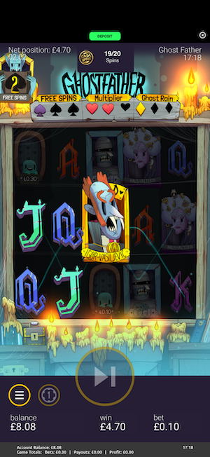 Playing Ghost Father at Swift Casino