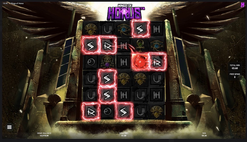 Wings of Horus Free Spins Final Spin