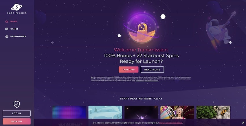 Slot Planet Home Page