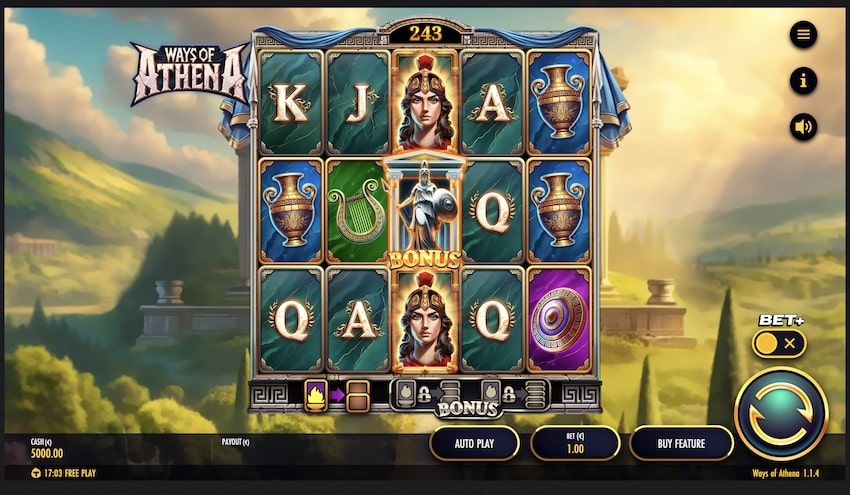 Ways of Athena Slot by Thunderkick